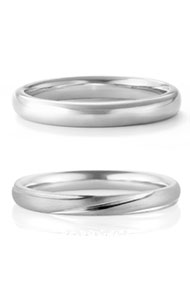 プラチナふんわりシンプルタイプのリング