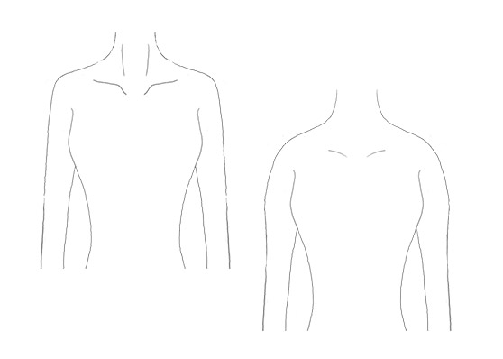 骨格から似合うボリューム感がわかります